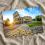 Colosseum in Rome with Morning Sun, Italy Photo Print Wall Decor