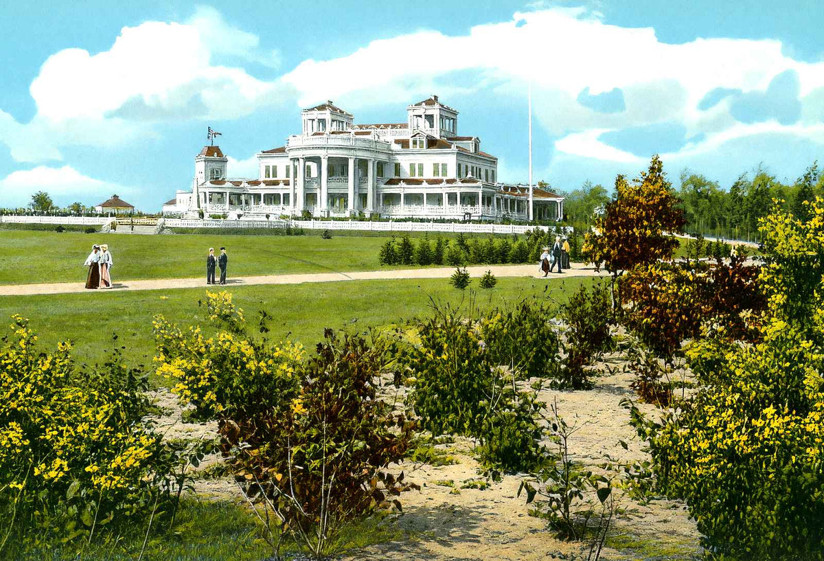 Residence of John a. McCall, Long Branch, NJ vintage print