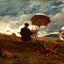 Artists Sketching in the White Mountains painting print by Winslow Homer (1868)