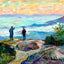 Above the Clouds, Asheville, NC in 1906 art print
