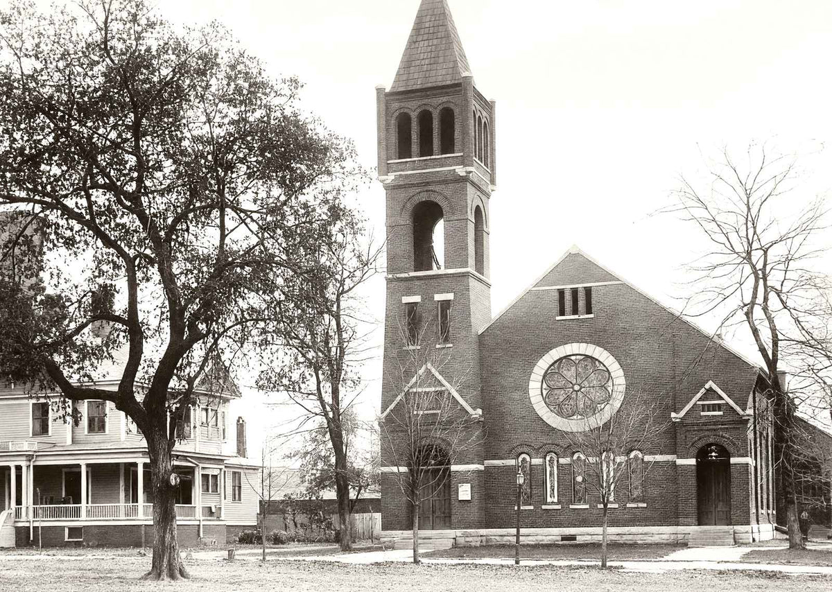 Historic First Methodist Church, Salisbury NC restored photo print