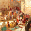 Forecourt of Holy Sepulchre, Jerusalem (1905) painting