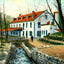 Mineral Springs Park Hotel, Reading, PA 1907 art print