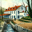 Mineral Springs Park Hotel, Reading, PA 1907 art print