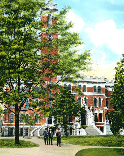 College Hall, Vanderbilt Univ, Nashville, TN vintage print