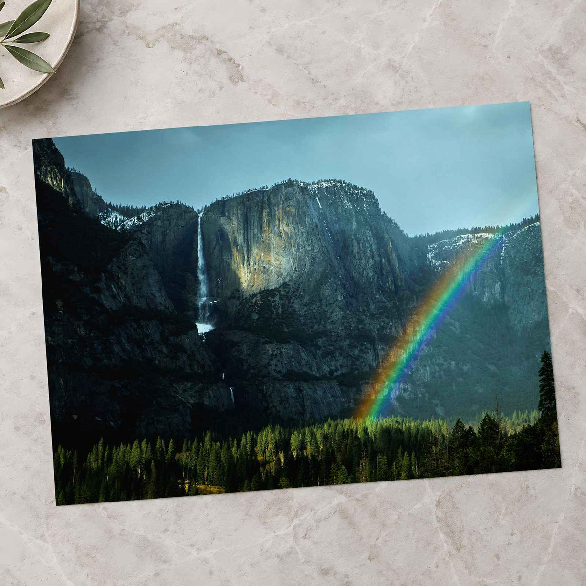 Yosemite National Park Rainbow by Casey Horner Photo Print Wall Decor