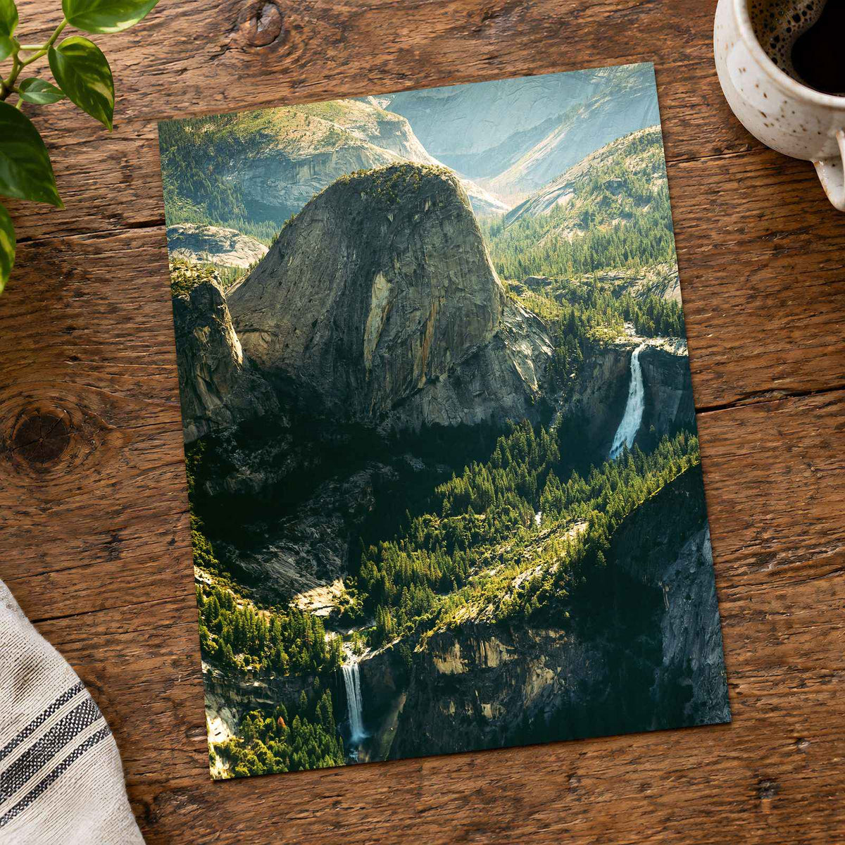 Yosemite National Park Waterfalls Aerial by Yianni Mathioudakis Photo Print Wall Decor