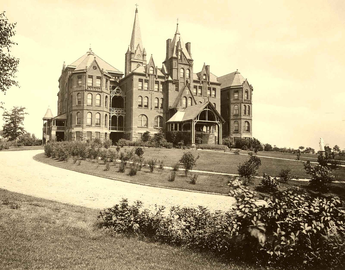 St Joseph's Academy, Greensburg PA in 1905 photo print