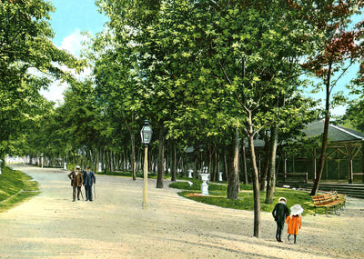 Pen Mar Park, Pen Mar PA in 1908 vintage print