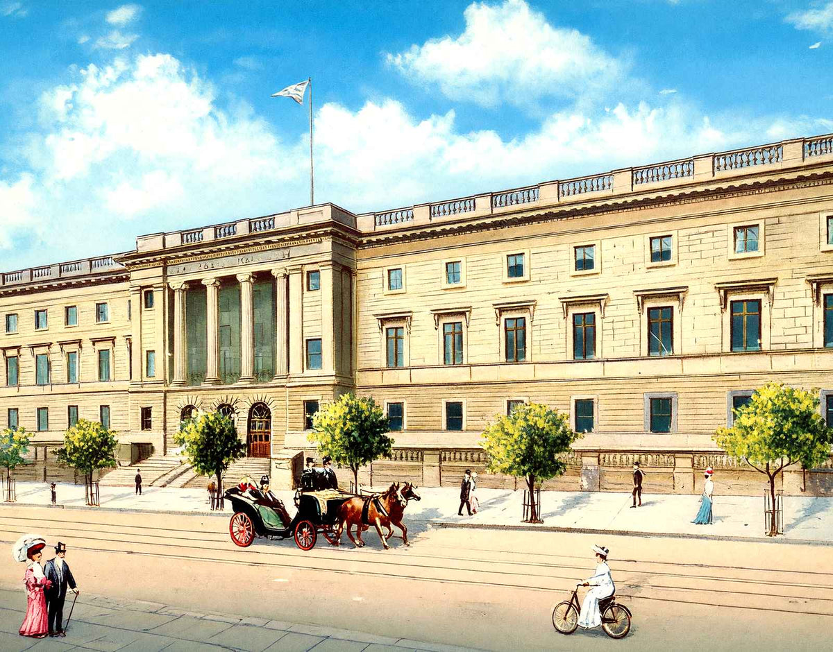 US Mint, Philadelphia PA in 1906 vintage print