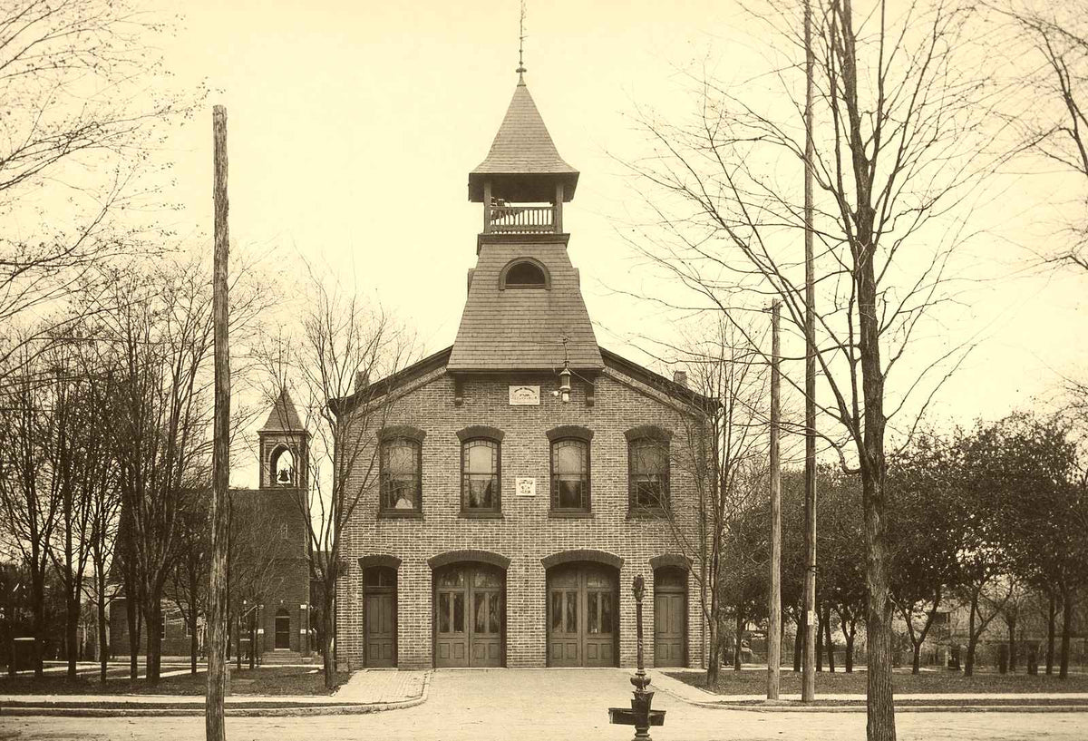 Town Hall, Philipsburg, PA in 1905 vintage photo print