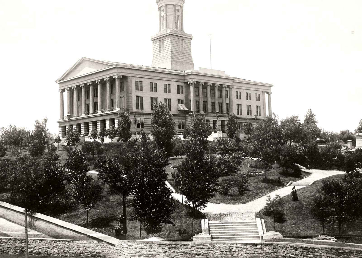 Historic State Capitol Nashville TN in 1906 vintage photo print