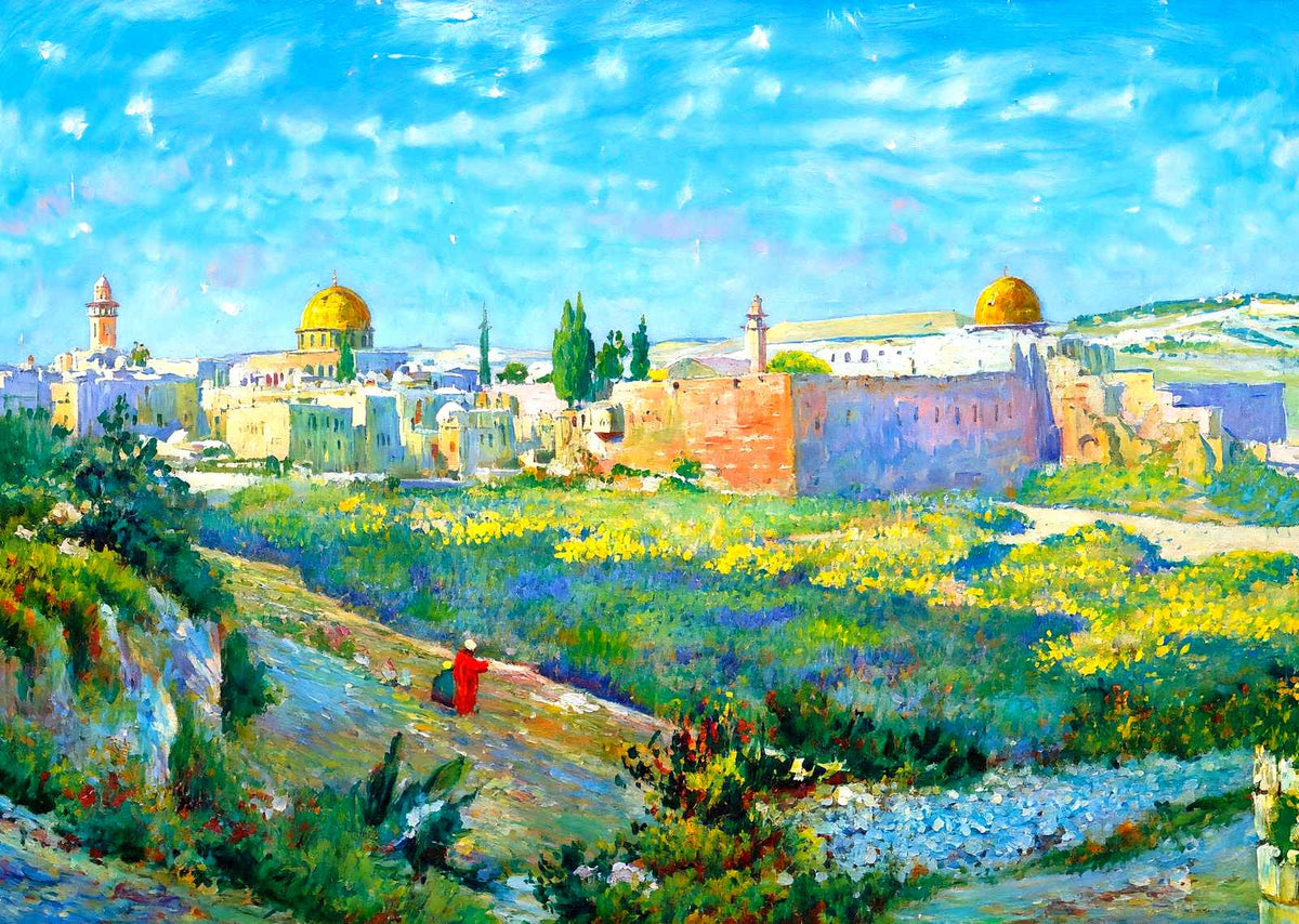 Jerusalem, Palestine art print