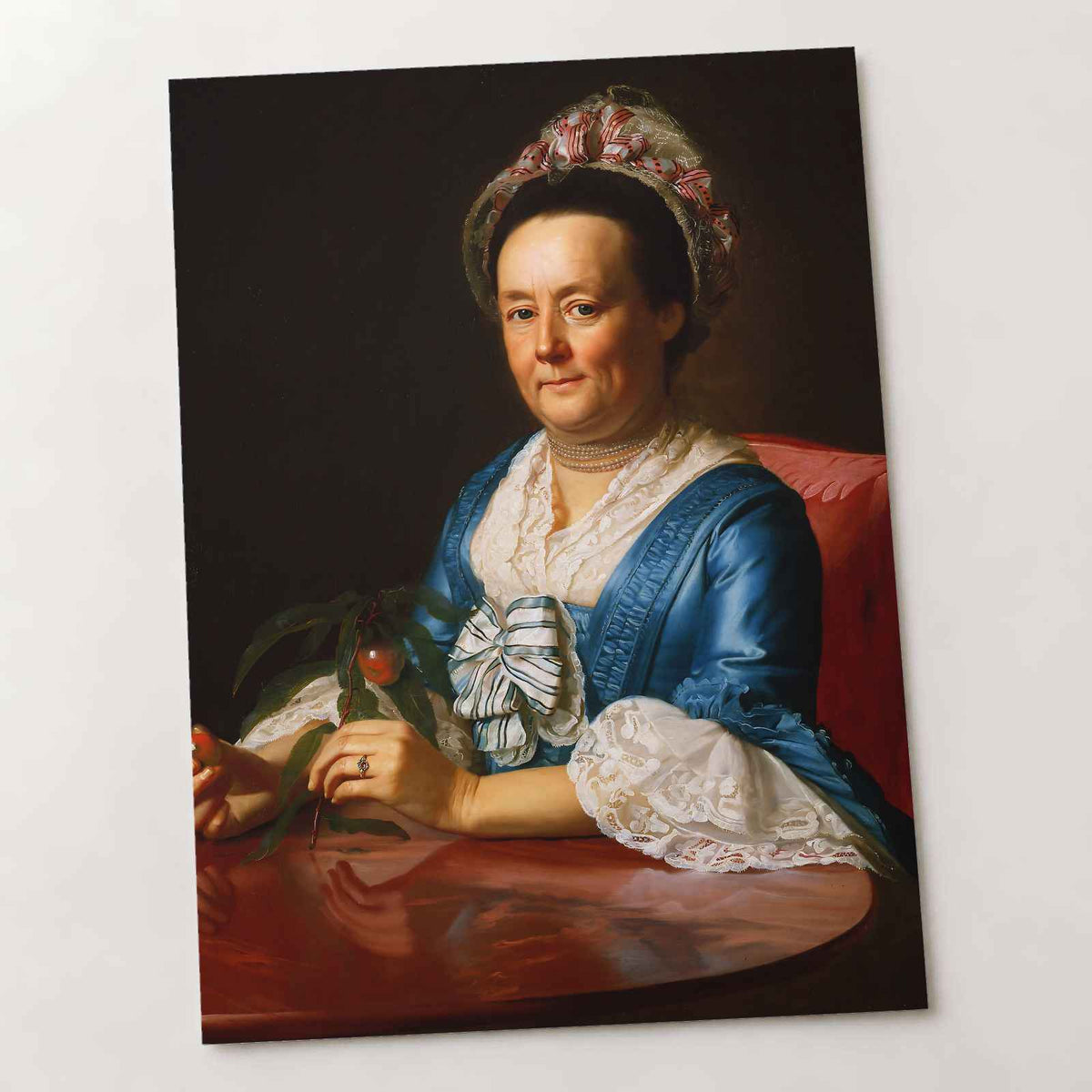 Mrs. John Winthrop fine art print by John Singleton Copley (1773)