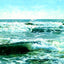 The Atlantic Ocean Off Asbury Park, NJ art print
