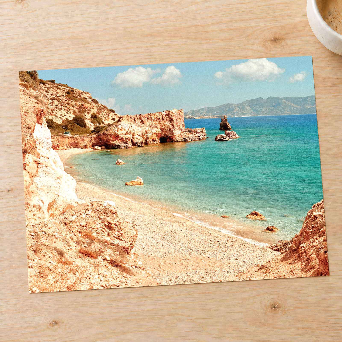Rocky Beach, Mediterranean Sea by Roberta Sant'Anna Photo Print Wall Decor