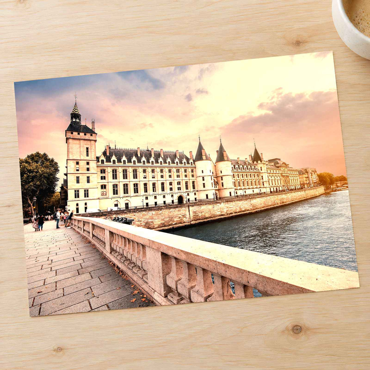 Conciergerie, River Seine in Paris Photo Print Wall Decor