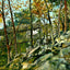 Lovers Retreat, Pen Mar PA in 1908 art print