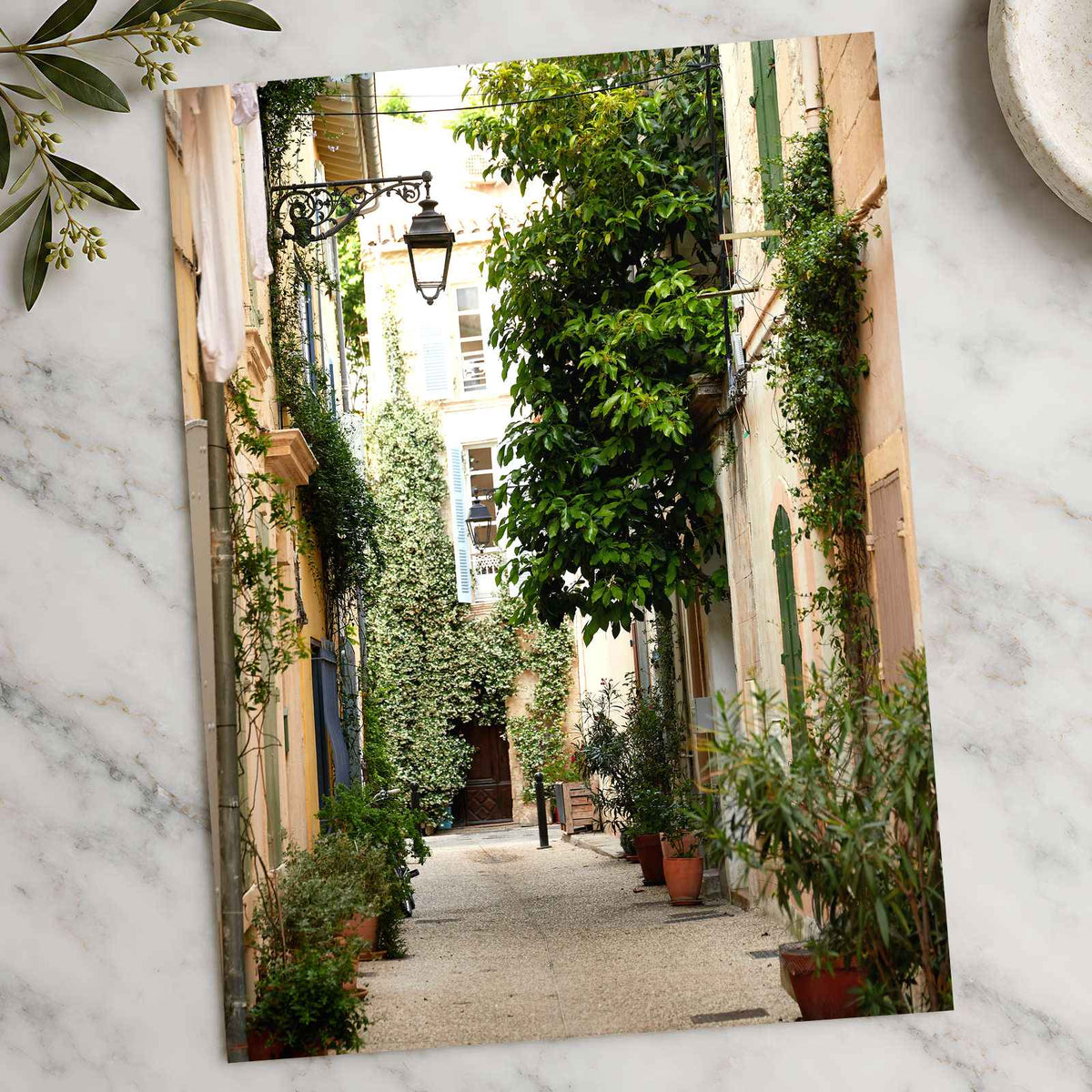 Arles Narrow Alley in France by Olivie Strauss Photo Print Wall Decor