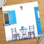 Blue Door Home in Cyclades, Greece by laura adai Photo Print Wall Decor