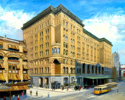 Reading Terminal, Philadelphia PA in 1906 art print