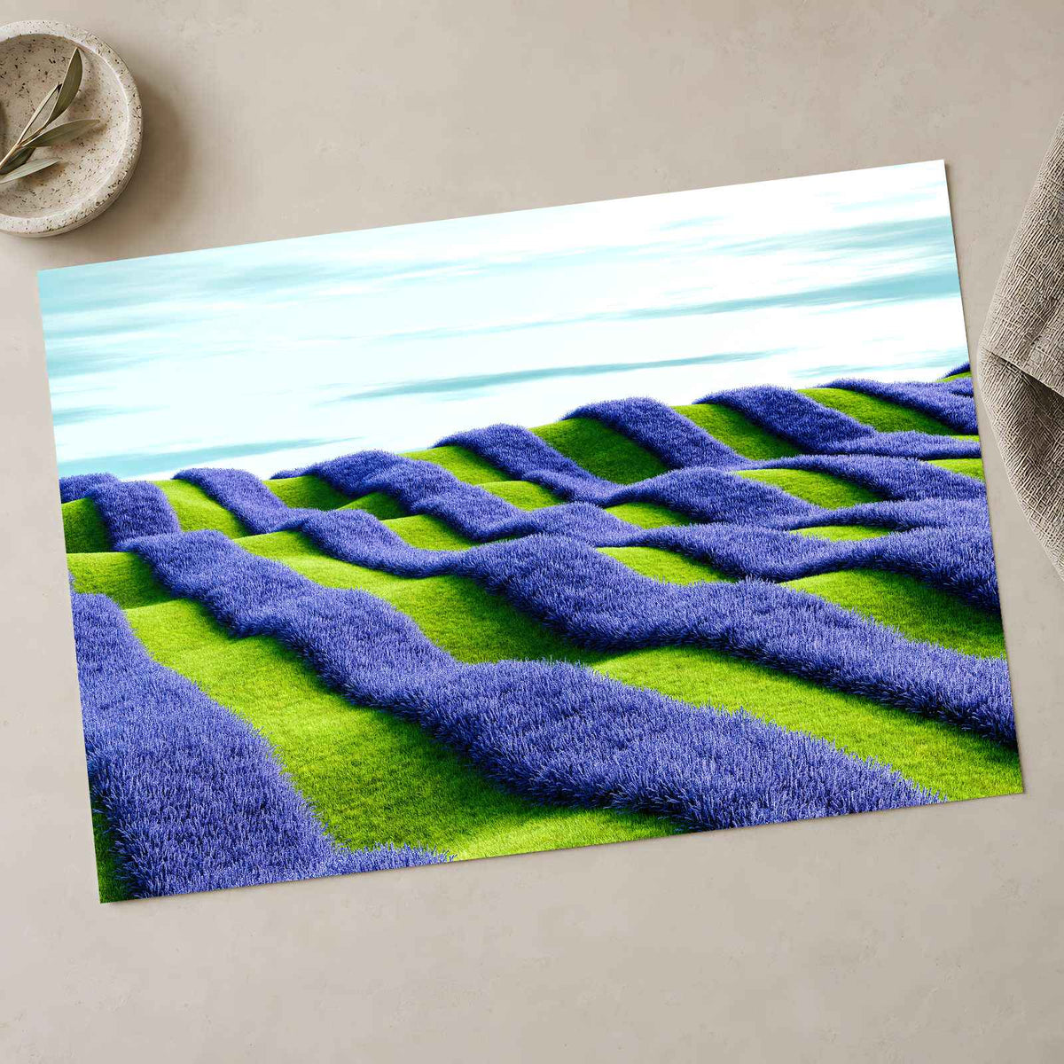 Lavendar Fields by Alex Shuper Photo Print Wall Decor