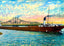 Interstate Bridge, Superior, WI in 1906 art print