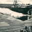 Freighter Launch at Superior WI Ship Yards vintage print