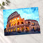 Colosseum in Rome Illuminated at Night Photo Print Wall Decor