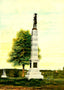 Colonial Monument, Greensboro, NC in 1906 art print
