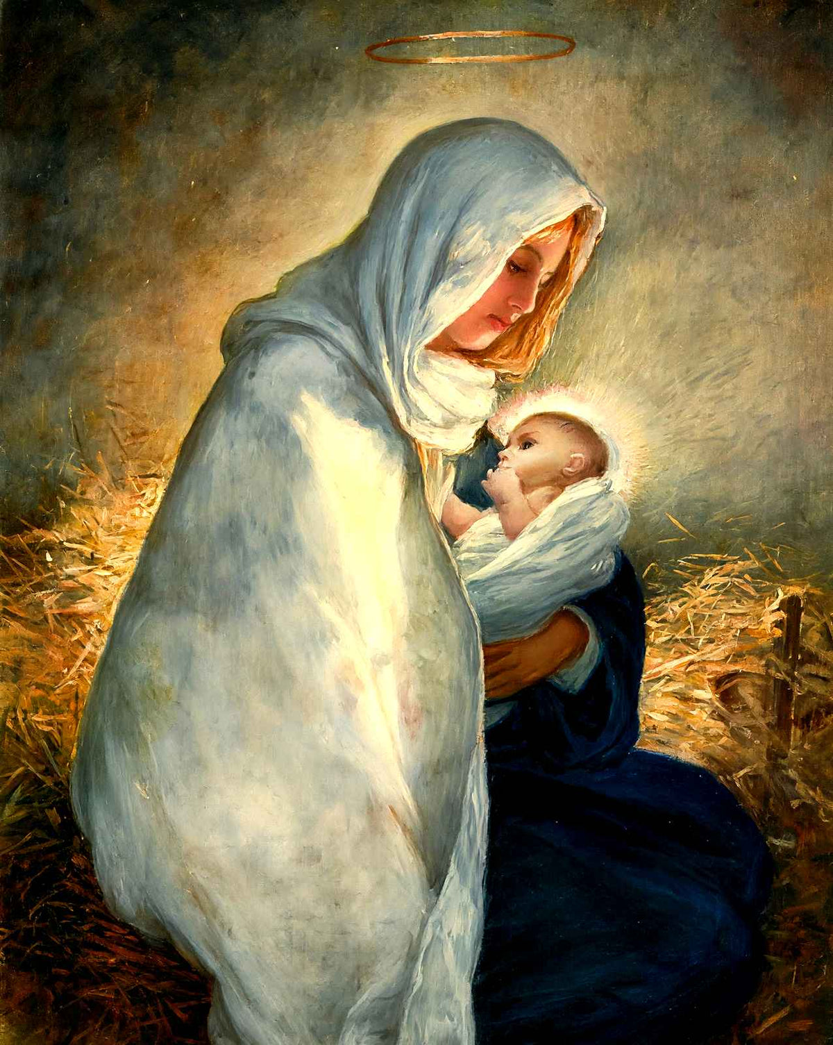 A Peaceful Christmas in 1910 art print