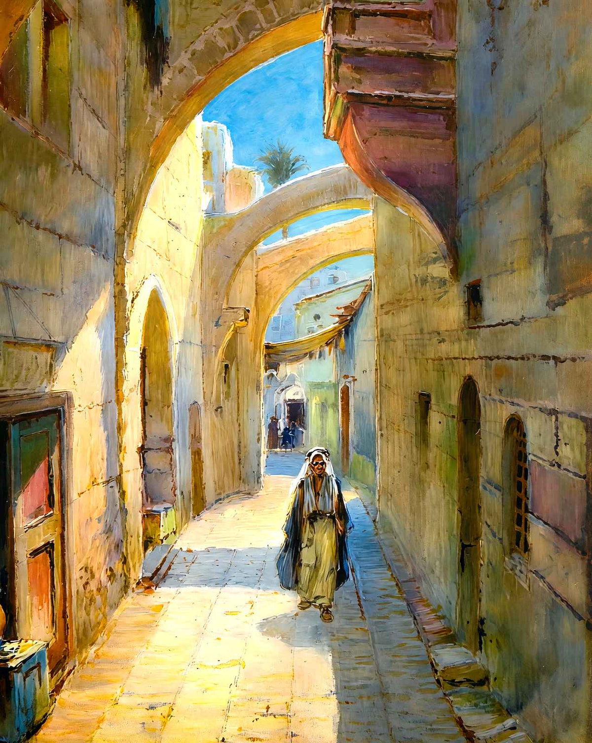 Via Dolorosa, Jerusalem art print