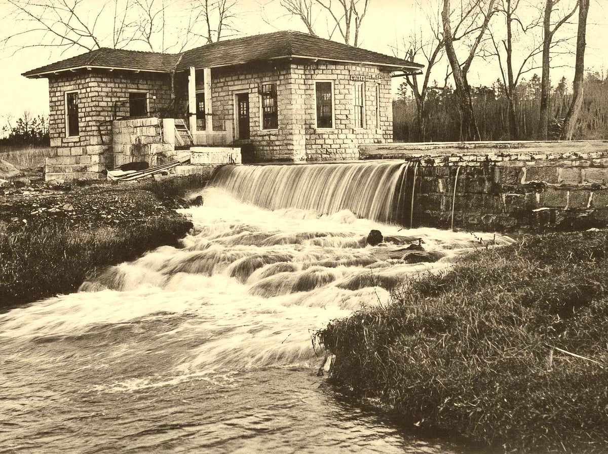 Historic Pennington Power Plant, Whitney NC vintage photo print
