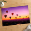 Hot Air Balloons Above a City Photo Print Wall Decor