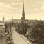 View from Security Building, Pottstown 1904 vintage print