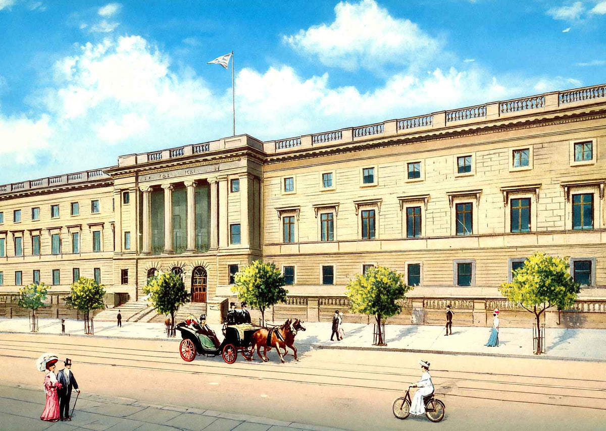 US Mint, Philadelphia PA in 1906 vintage print