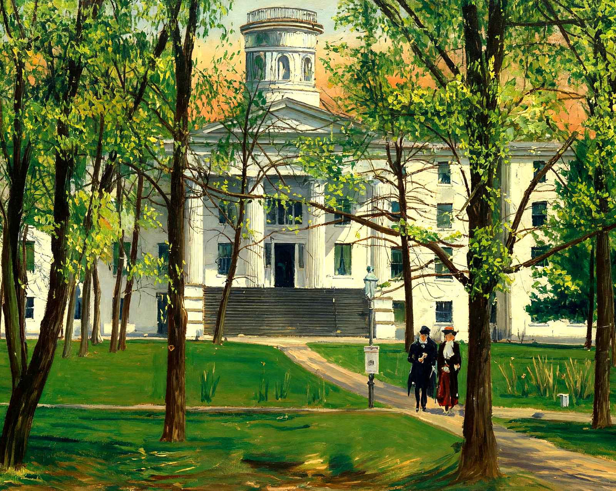 Historic Gettysburg College, Gettysburg PA painting