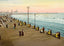 Chair Parade on Boardwalk, Atlantic City NJ vintage print