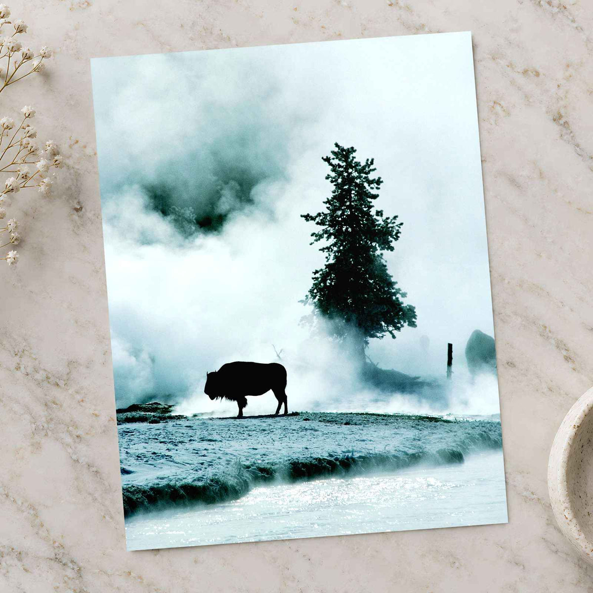 Yellowstone National Park in Wyoming Photo Print Wall Decor