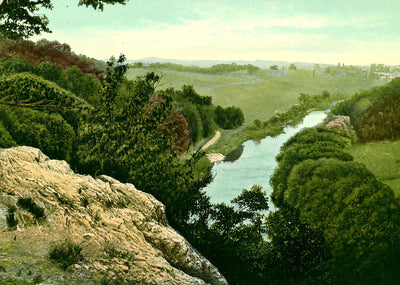 Williamson Park, Lancaster, PA in 1907 vintage print