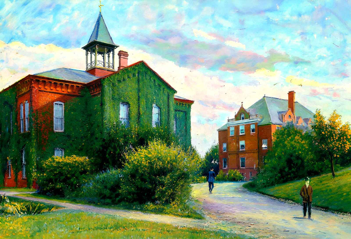 Morrill Building, UT Knoxville, TN in 1907 art print