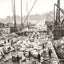 Laying Foundation of Big Dam at Whitney NC vintage photo print