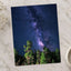 Trees and Milky Way by Arnaud Mariat Photo Print Wall Decor