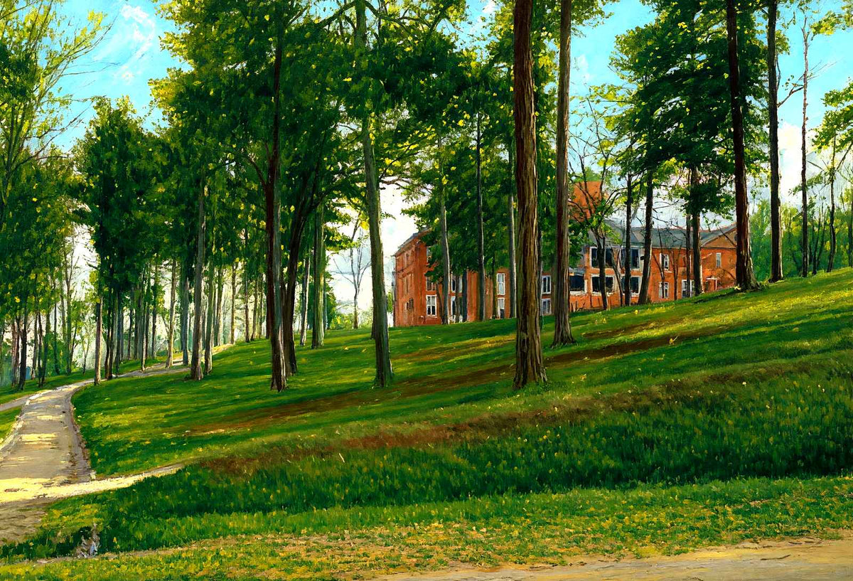 Female College, Greensboro, NC in 1906 art print