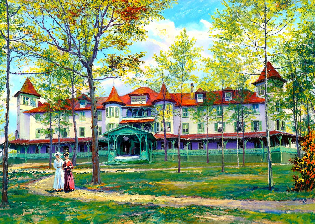 Hotel Wheeler, Hendersonville, NC in 1907 art print
