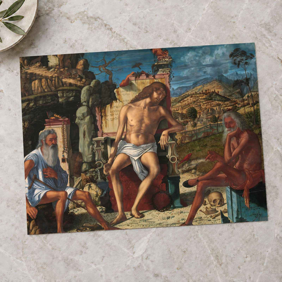 The Meditation on the Passion art print by Vittore Carpaccio (1485)
