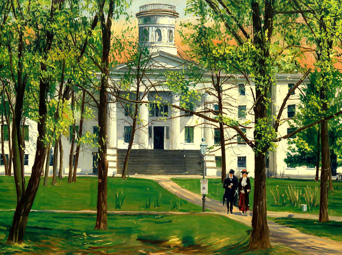 Historic Gettysburg College, Gettysburg PA painting