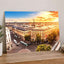 Paris Skyline with Eiffel Tower and Rooftops Photo Print Wall Decor