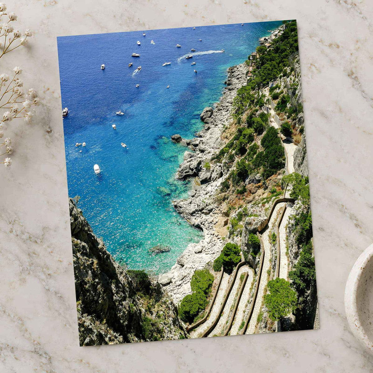 Capri in Metropolitan City of Naples by Giulia Squillace Photo Print Wall Decor