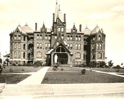 Greensburg Historic St Josephs Academy, PA vintage print